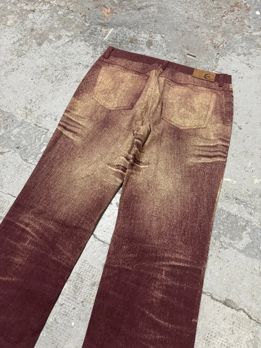 SS2004 Cavalli Sunset Vitality Purple Pants UrgxPkC 7