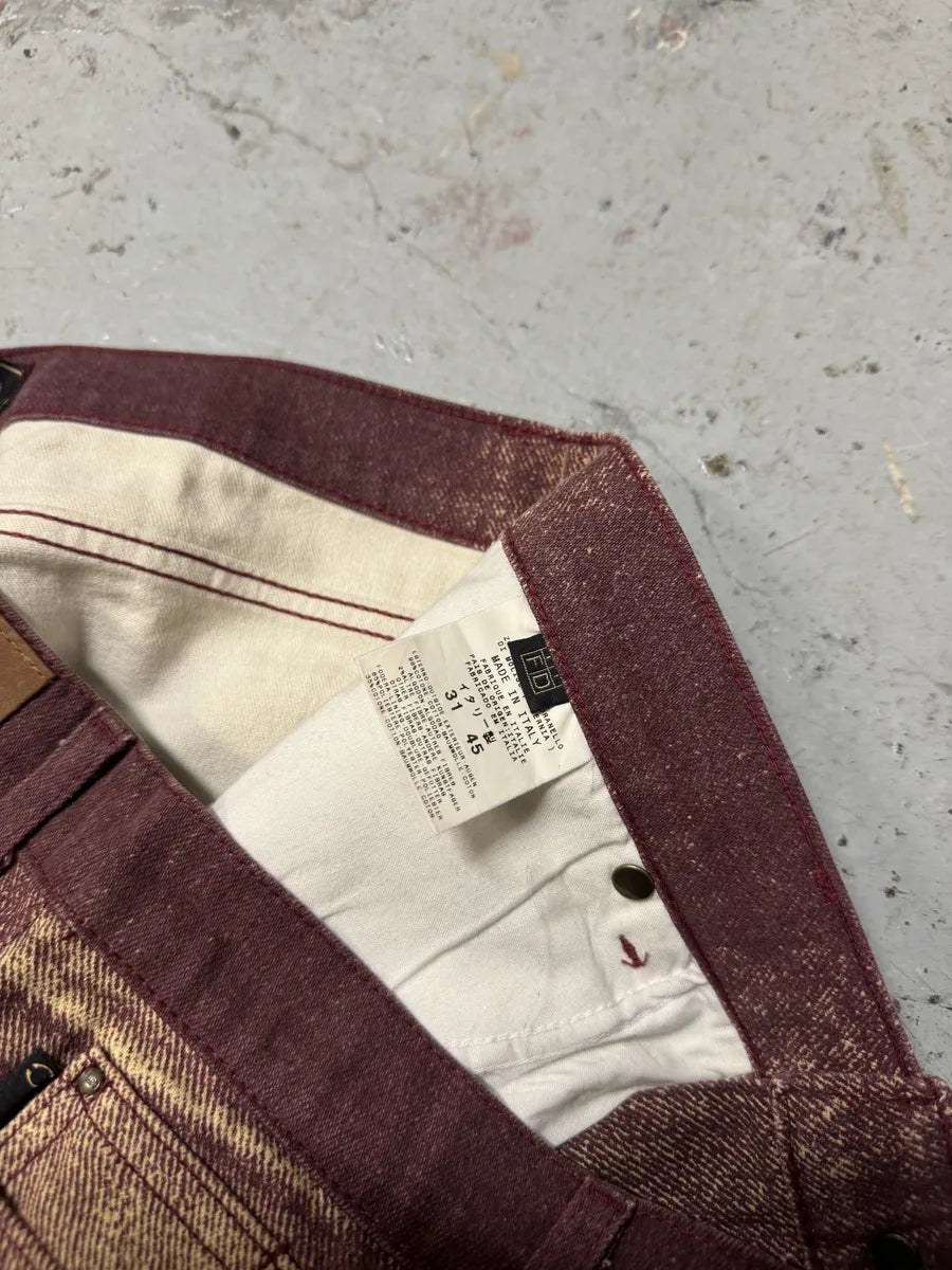 SS2004 Cavalli Sunset Vitality Purple Pants UrgxPkC 8