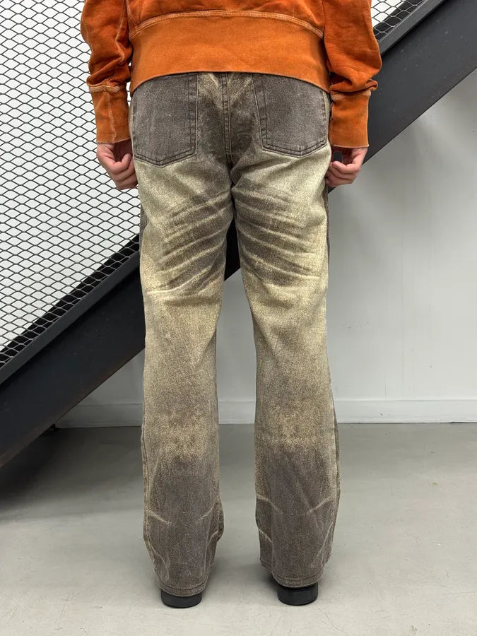SS2004 Cavalli Taupe Sand Vitality Overprint Pants FlgIdQJ 2