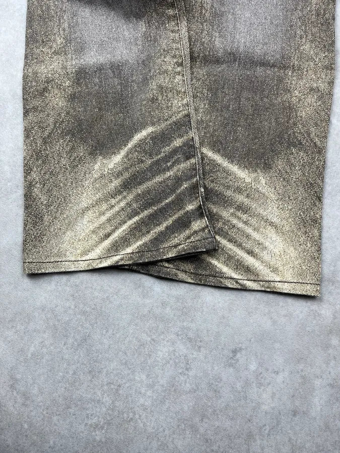 SS2004 Cavalli Taupe Sand Vitality Overprint Pants FlgIdQJ 7