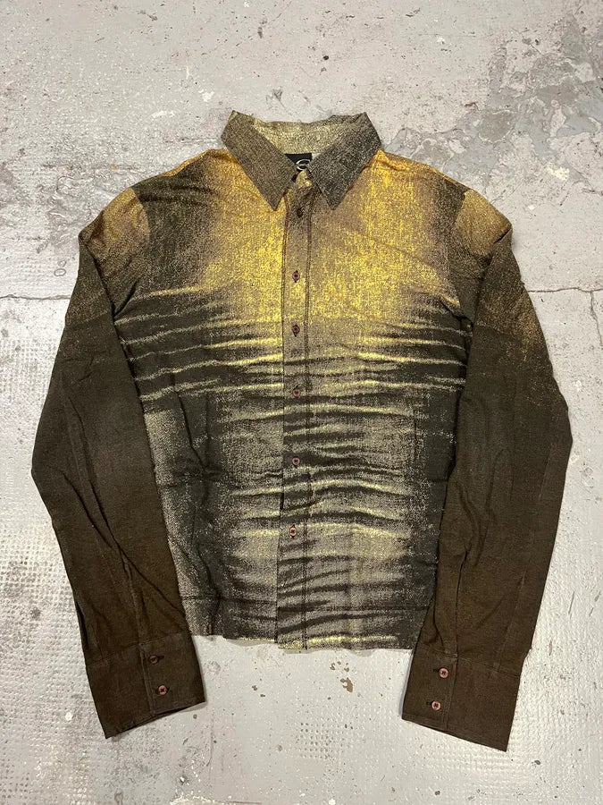 SS2004 Cavalli Vitality Sunset Faded Shirt (M) rpcnLZM 3