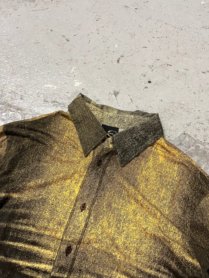 SS2004 Cavalli Vitality Sunset Faded Shirt (M) rpcnLZM 4