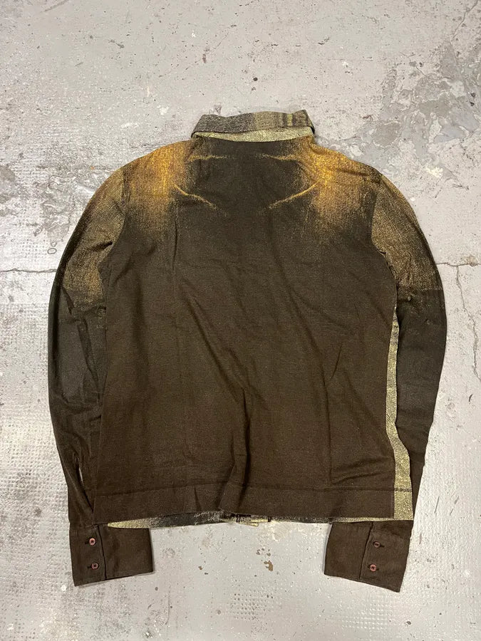 SS2004 Cavalli Vitality Sunset Faded Shirt (M) rpcnLZM 6