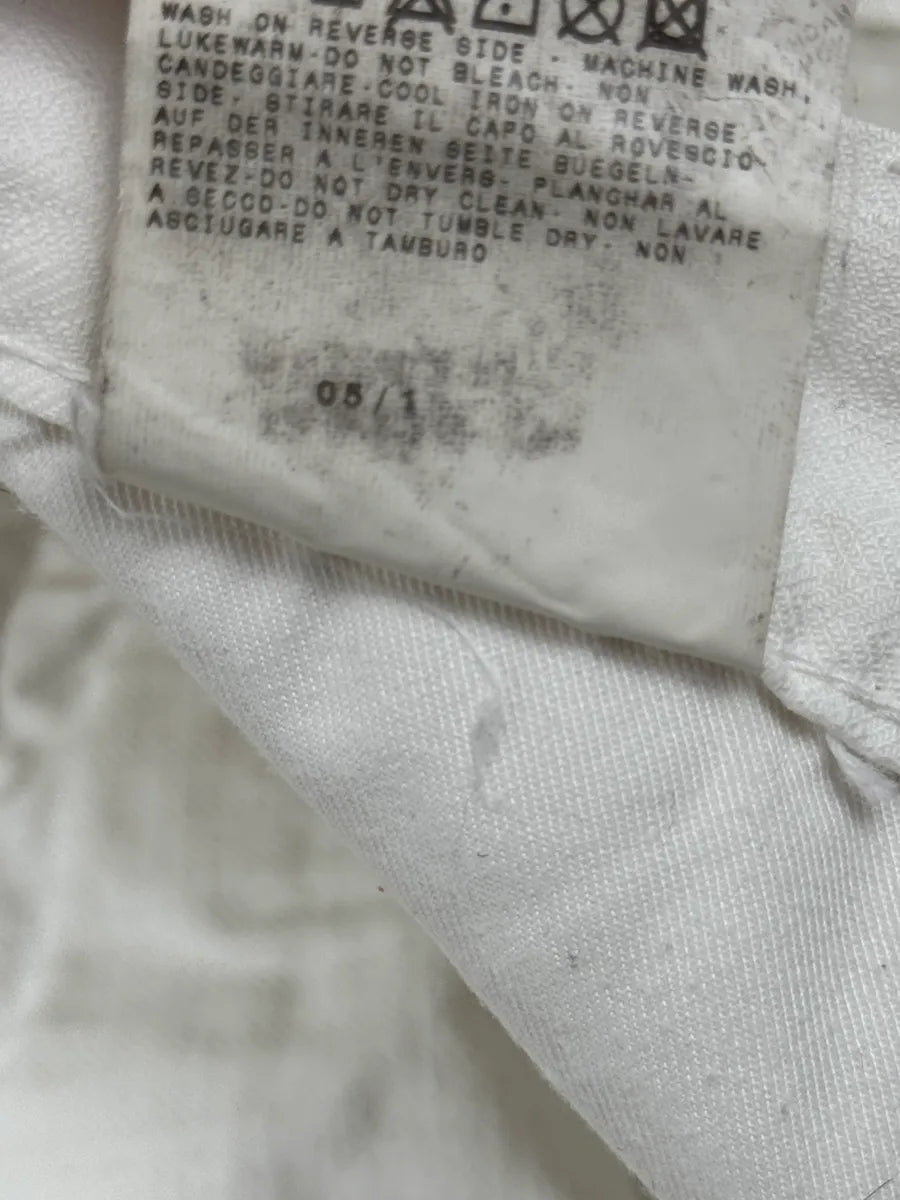 SS2004 Cavalli White Symetrical Pants kAAjNiZ 12