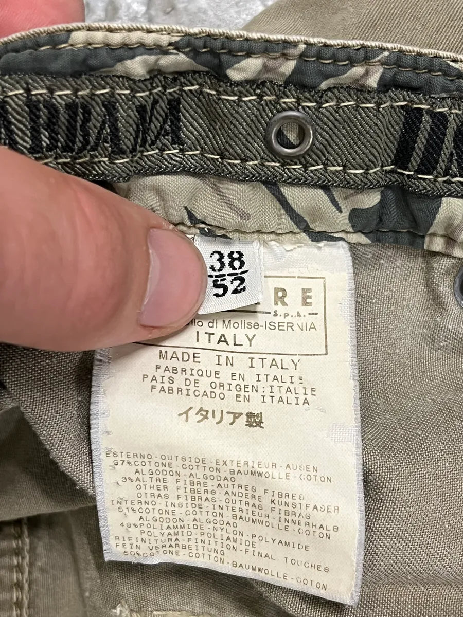 SS2004 Dolce & Gabbana Beige Cargo Parachute Pants XxBaPNo 9