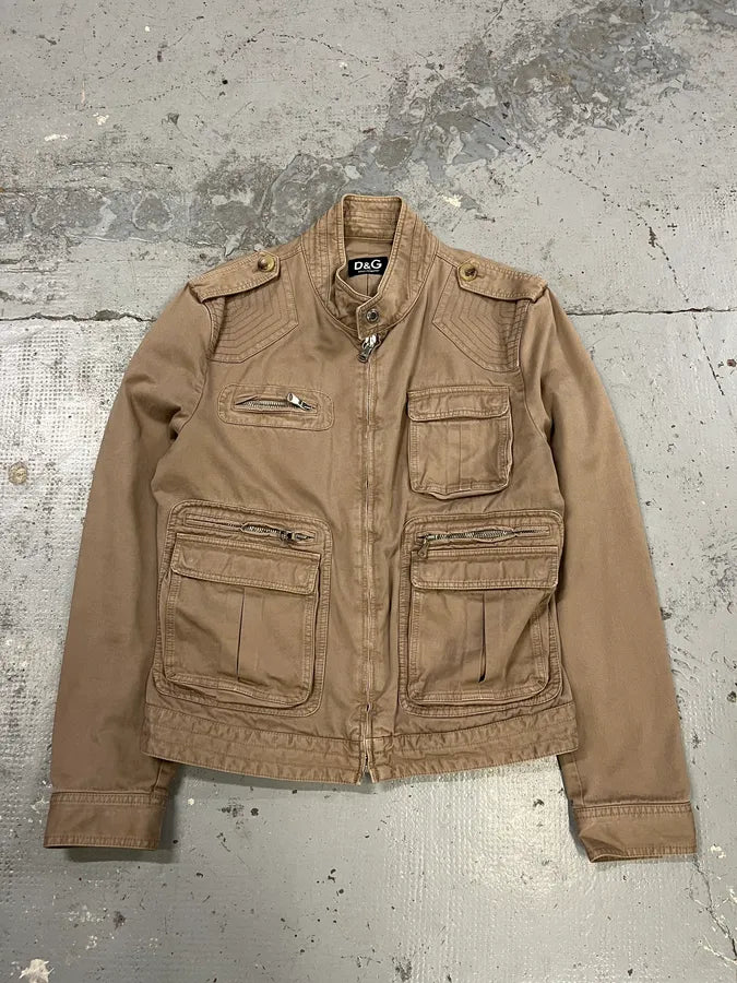 SS2004 Dolce & Gabbana Beige Light Jacket TWEysTW 0