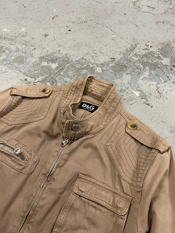 SS2004 Dolce & Gabbana Beige Light Jacket TWEysTW 3