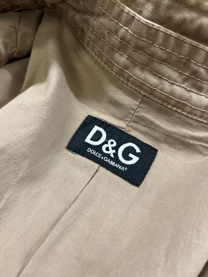 SS2004 Dolce & Gabbana Beige Light Jacket TWEysTW 7