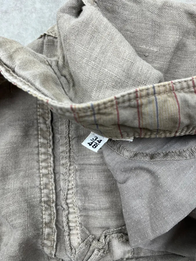 SS2004 Dolce & Gabbana Beige Linen Cargo Shorts YDBYEVh 12
