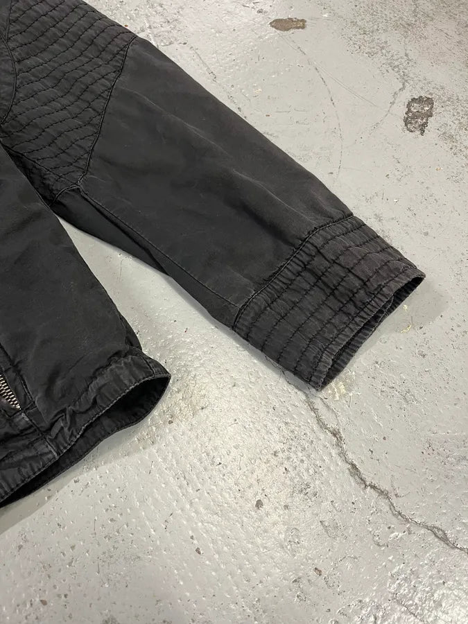 SS2004 Dolce & Gabbana Black Aviator Avant-Garde Jacket cXkdmWf 5