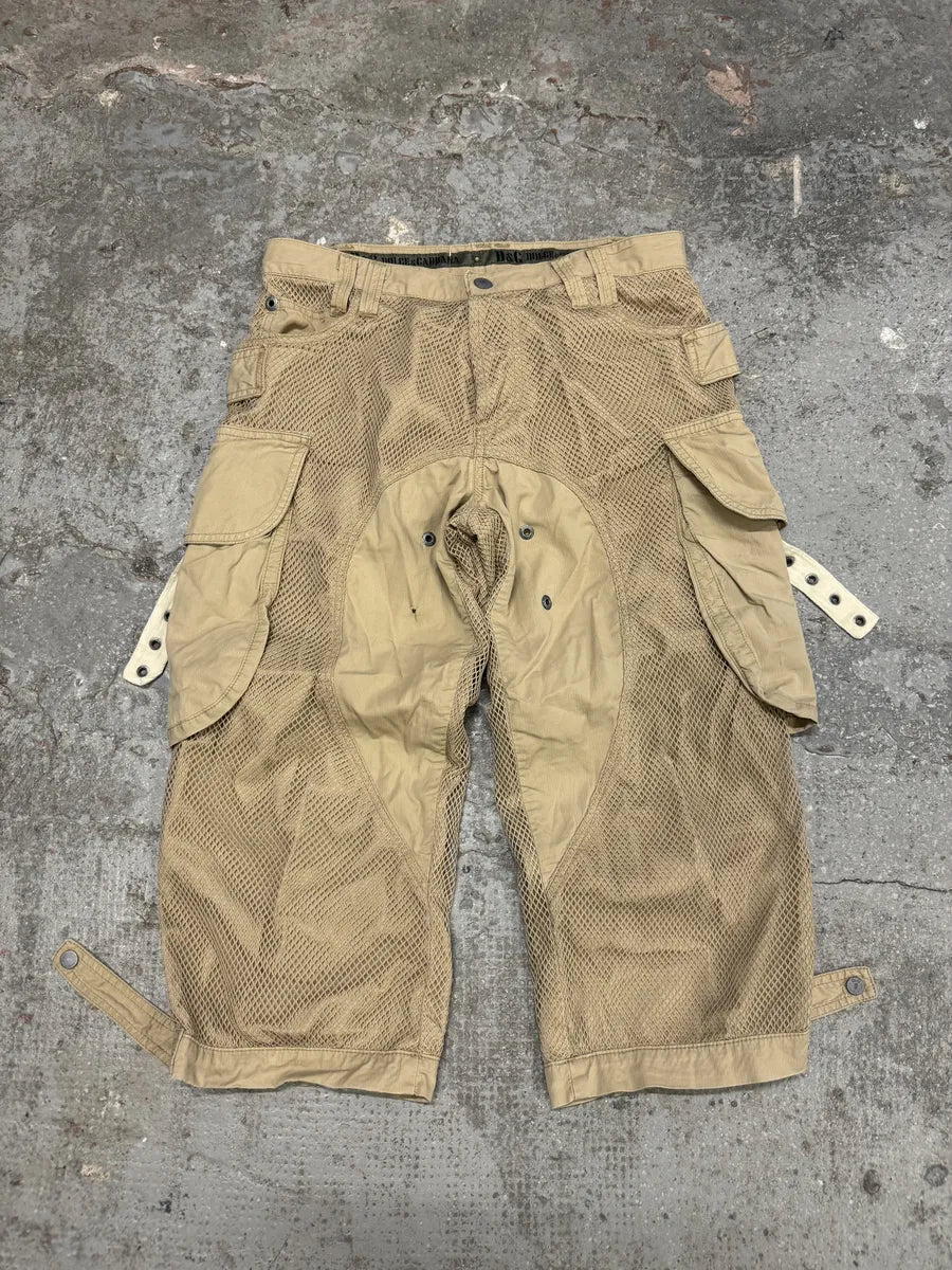 SS2004 Dolce & Gabbana Bondage Parachute Cargo Short (S) 2
