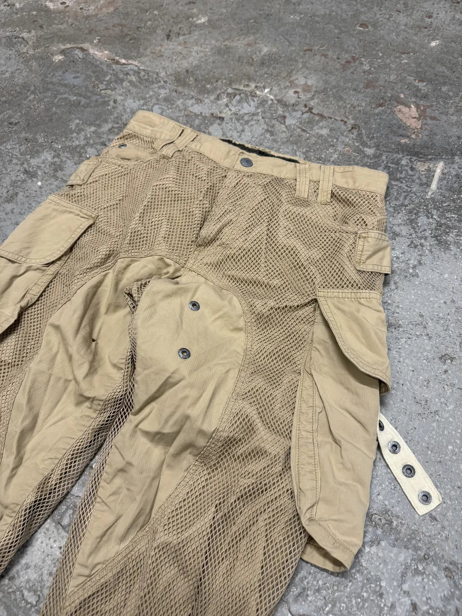 SS2004 Dolce & Gabbana Bondage Parachute Cargo Short (S) 3