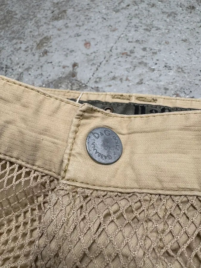 SS2004 Dolce & Gabbana Bondage Parachute Cargo Short (S) sniJpRr 8