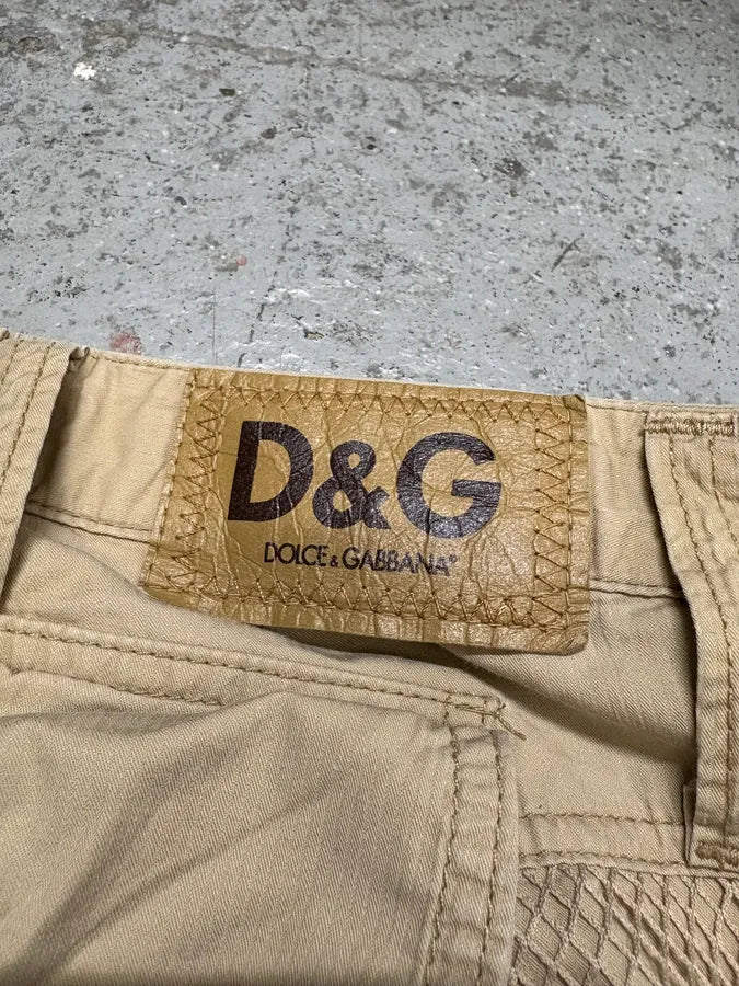 SS2004 Dolce & Gabbana Bondage Parachute Cargo Short (S) sniJpRr 9