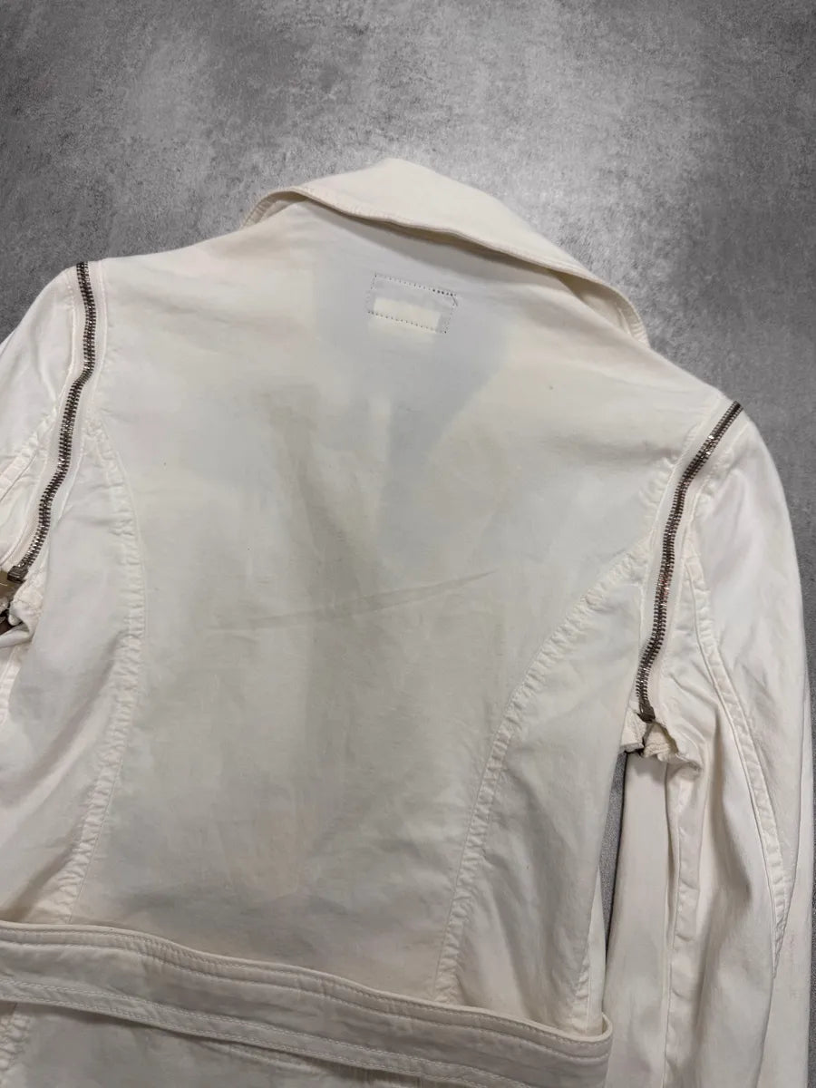 SS2004 Dolce & Gabbana Detachable Zip Cargo White Jacket iPKrEnD 3