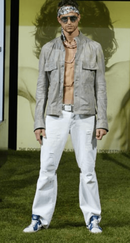 SS2004 Dolce & Gabbana Distressed White Denim Jeans GJYzktm 1