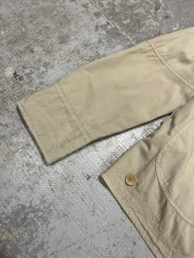 SS2004 Dolce & Gabbana Eyelet Bondage Army Beige Jacket SXNAggc 4