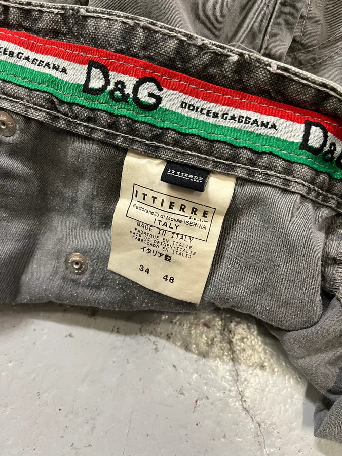 SS2004 Dolce & Gabbana Faded Grey Cozy Pants asvKwvC 10