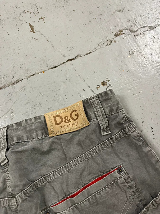 SS2004 Dolce & Gabbana Faded Grey Cozy Pants asvKwvC 9