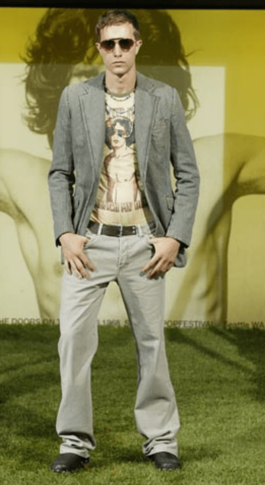 SS2004 Dolce & Gabbana Green & Yellow Human T-shirt  VfRuzld 1