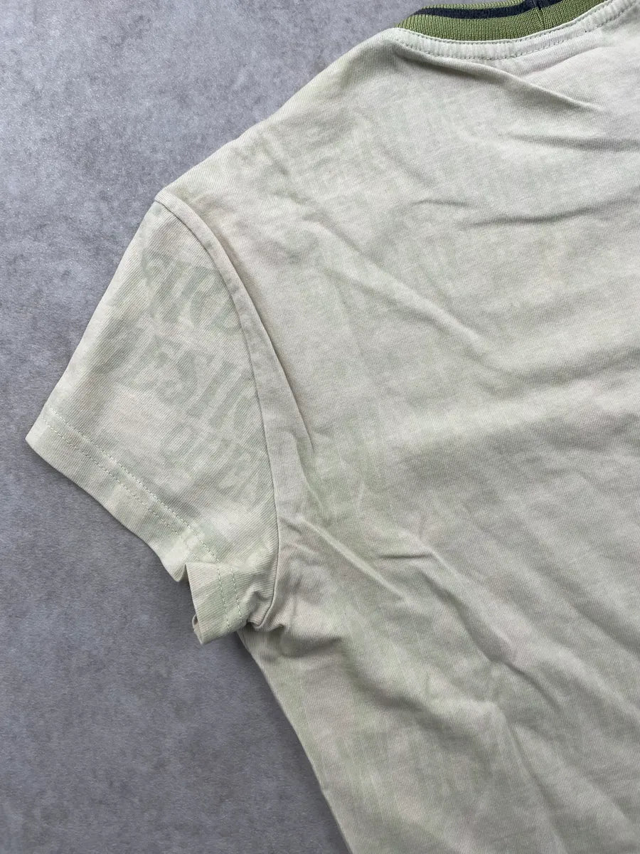 SS2004 Dolce & Gabbana Green & Yellow Human T-shirt  VfRuzld 10