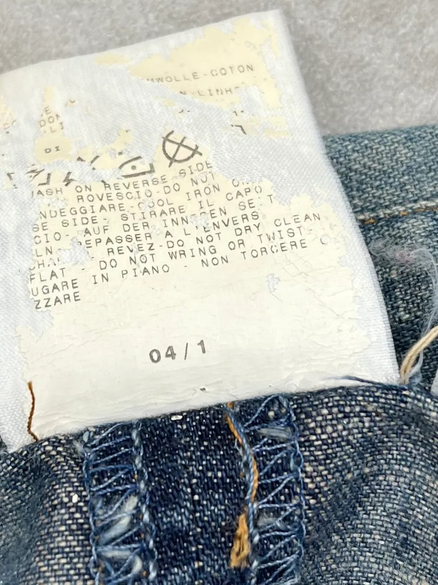SS2004 Dolce & Gabbana Multi-Pocket Denim Light Jacket auZWeSi 10