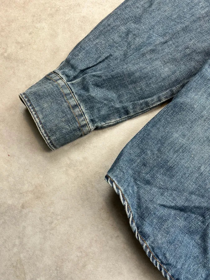 SS2004 Dolce & Gabbana Multi-Pocket Denim Light Jacket auZWeSi 5