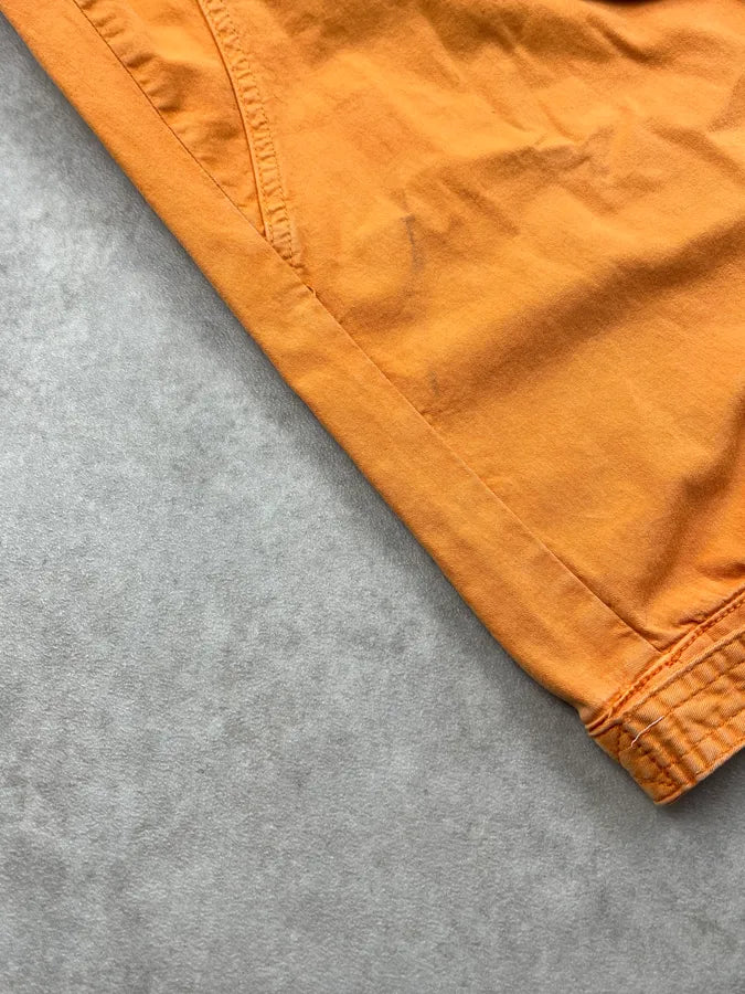 SS2004 Dolce & Gabbana Orange Cargo Parachute Shorts lKGBOHU 7