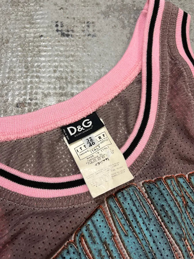 SS2004 Dolce & Gabbana Pink Cozy Tank Top zhFJzCp 6