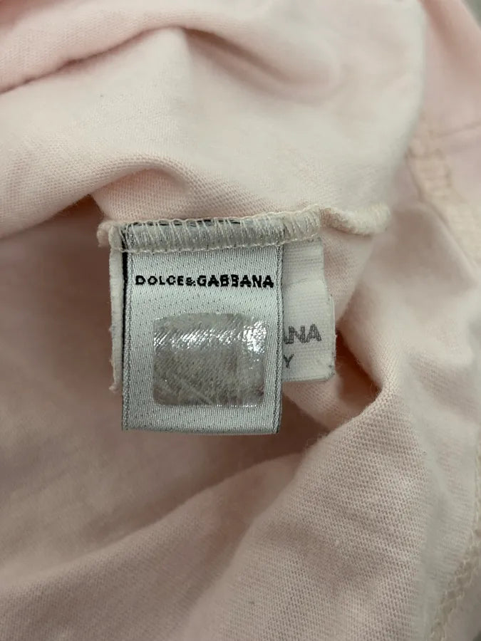 SS2004 Dolce & Gabbana Pink T-Shirt zfooAOL 9