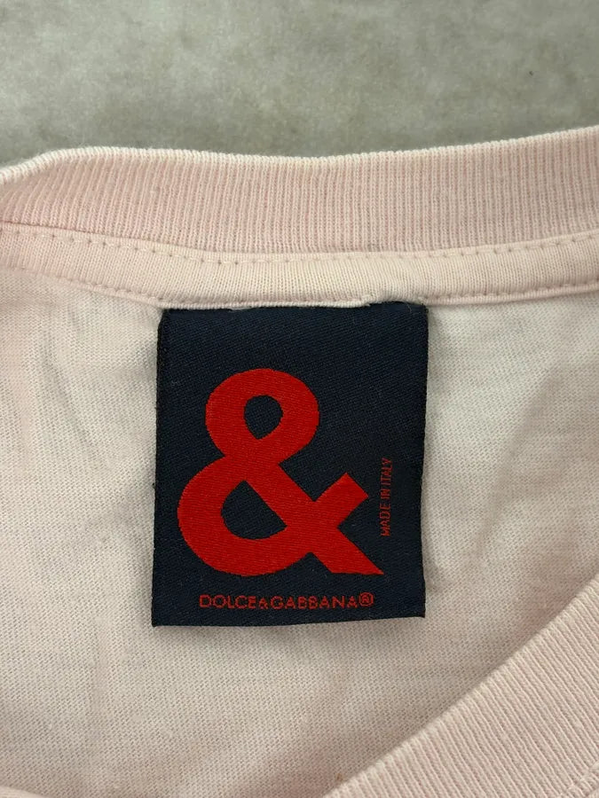 SS2004 Dolce & Gabbana Pink T-Shirt zfooAOL 7