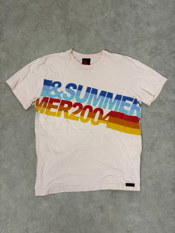 SS2004 Dolce & Gabbana Pink T-Shirt zfooAOL 0