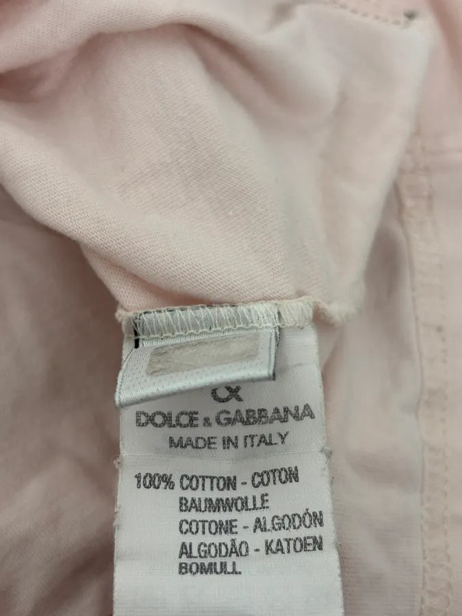 SS2004 Dolce & Gabbana Pink T-Shirt zfooAOL 8