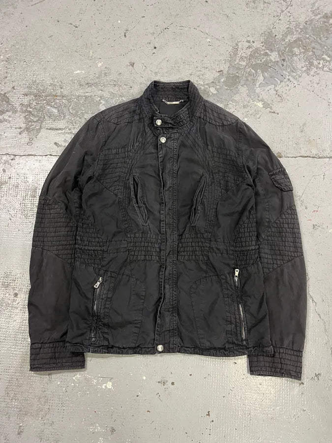 SS2004 Dolce & Gabbana Spatial Black Lined Jacket jswtjkq 0