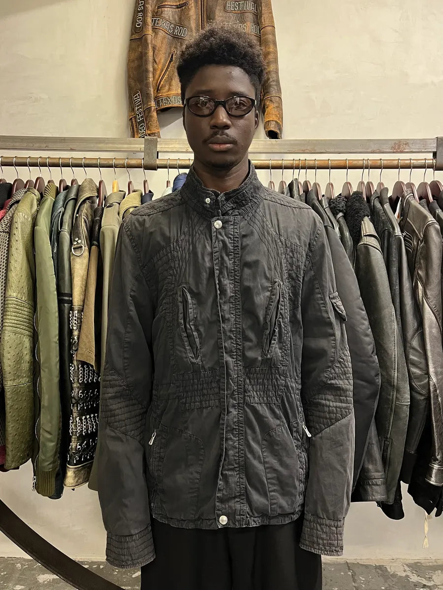 SS2004 Dolce & Gabbana Spatial Black Lined Jacket jswtjkq 1