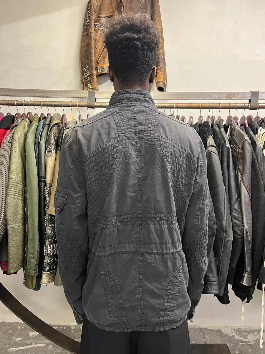 SS2004 Dolce & Gabbana Spatial Black Lined Jacket jswtjkq 2