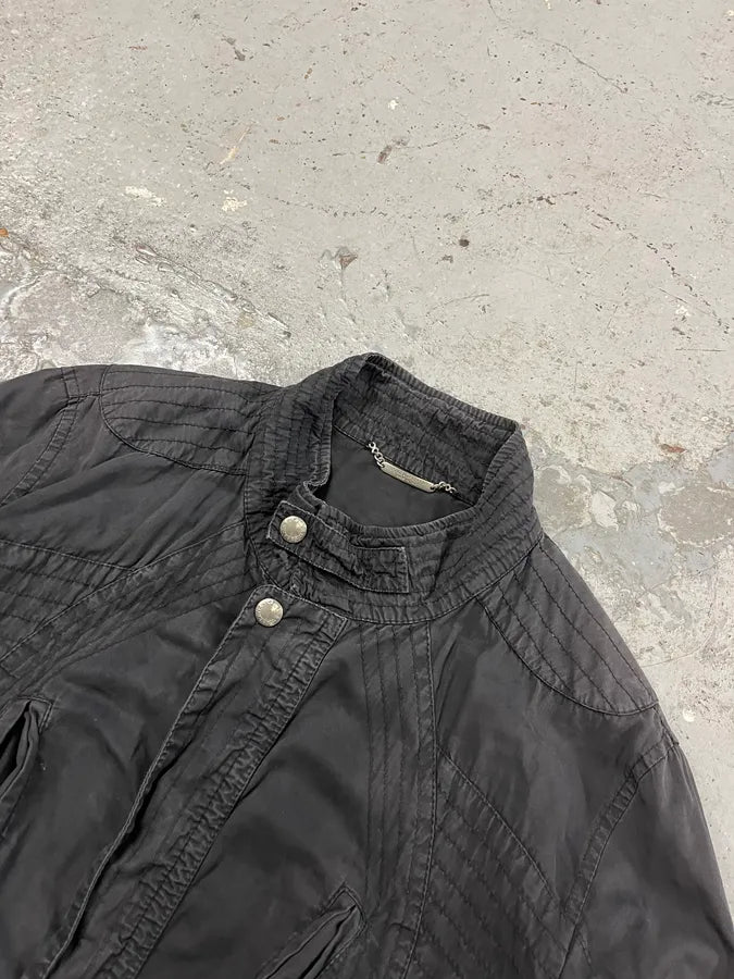 SS2004 Dolce & Gabbana Spatial Black Lined Jacket jswtjkq 4