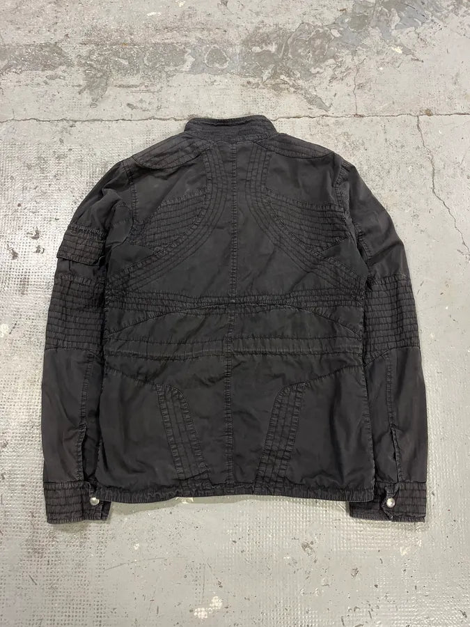 SS2004 Dolce & Gabbana Spatial Black Lined Jacket jswtjkq 6