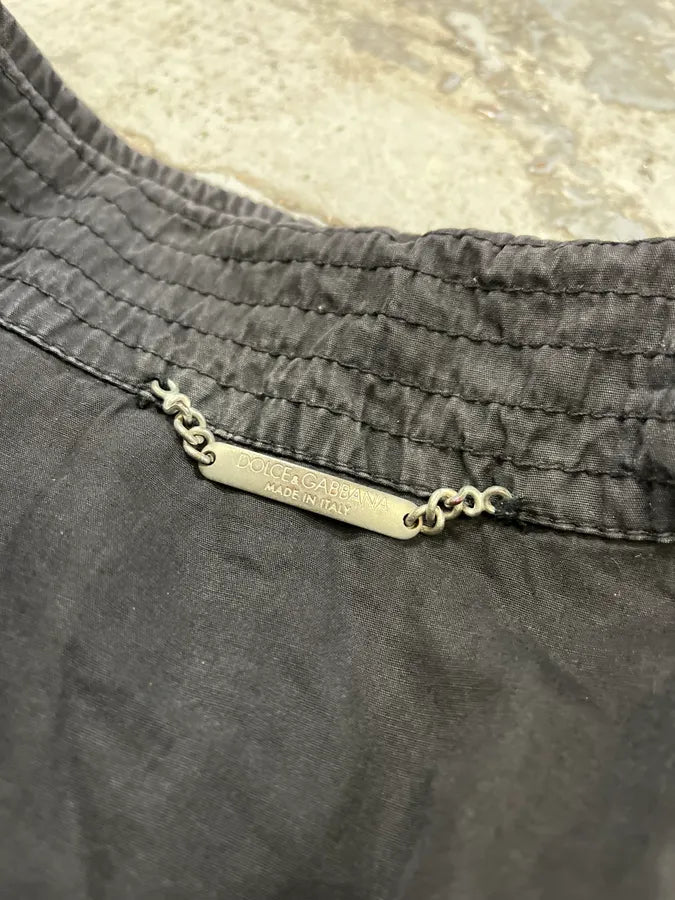 SS2004 Dolce & Gabbana Spatial Black Lined Jacket jswtjkq 8