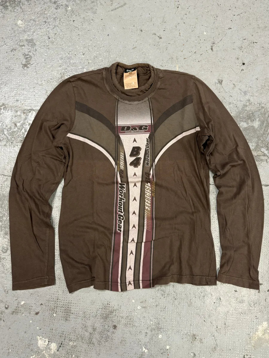 SS2004 Dolce & Gabbana Workout Brown Longsleeves CoeRhnC 2