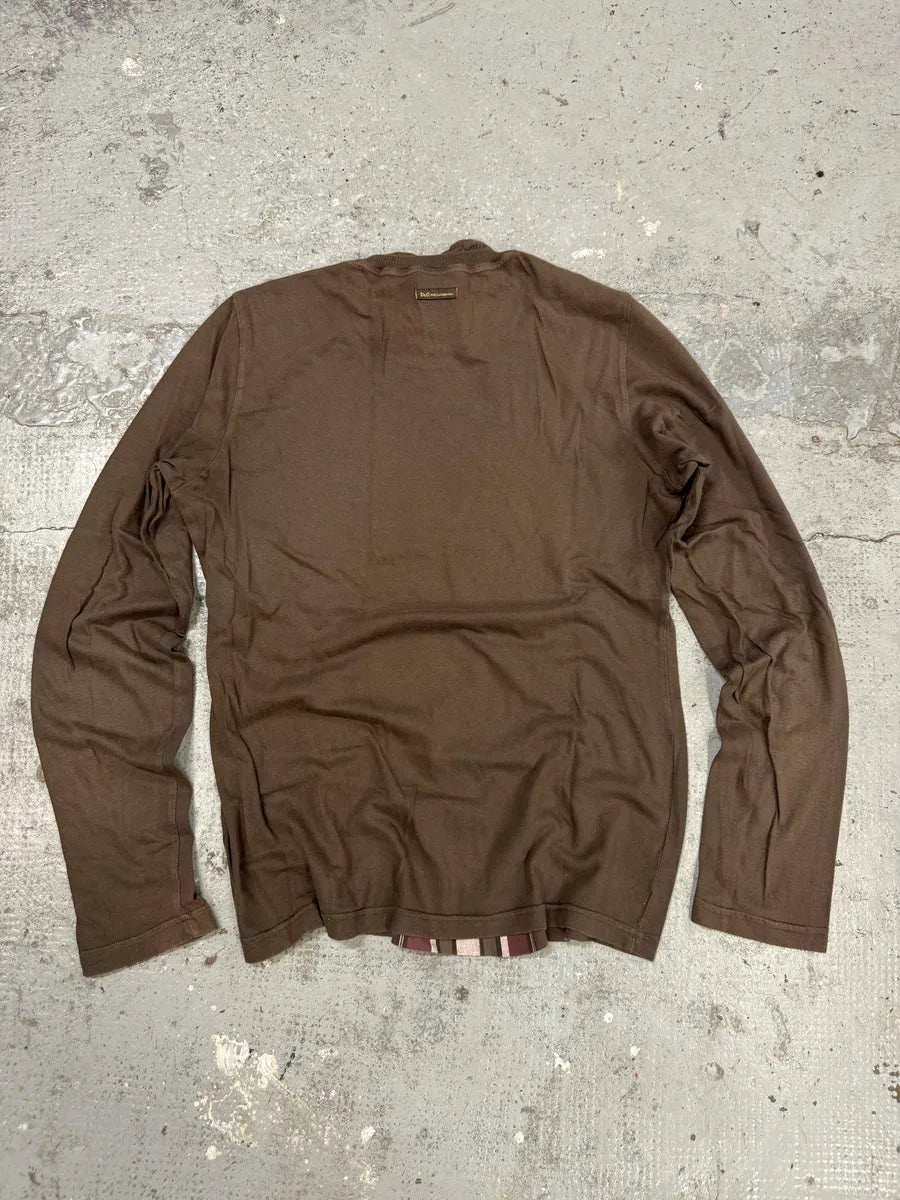 SS2004 Dolce & Gabbana Workout Brown Longsleeves CoeRhnC 3