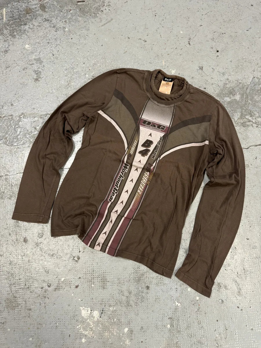 SS2004 Dolce & Gabbana Workout Brown Longsleeves CoeRhnC 4