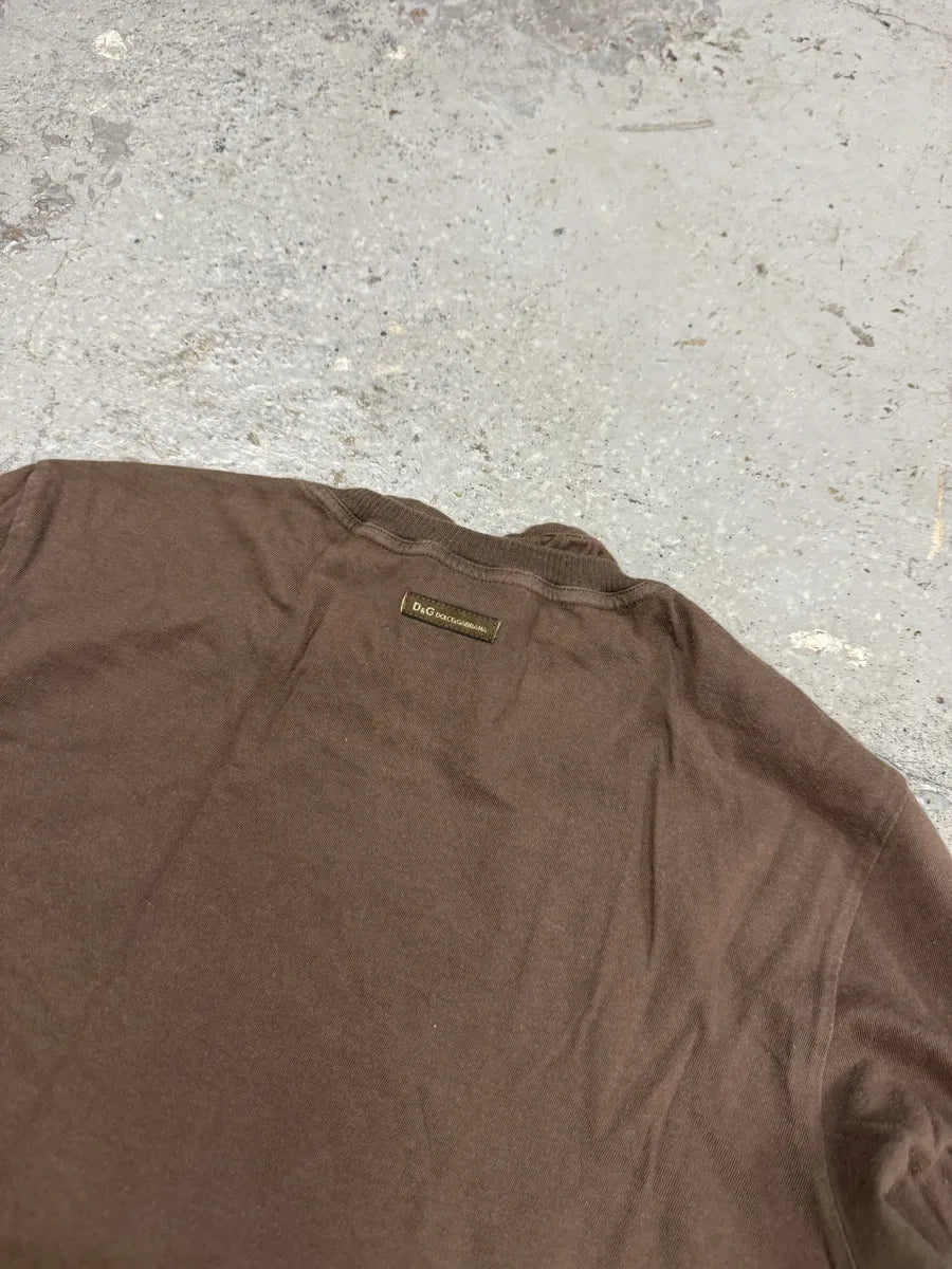SS2004 Dolce & Gabbana Workout Brown Longsleeves CoeRhnC 5