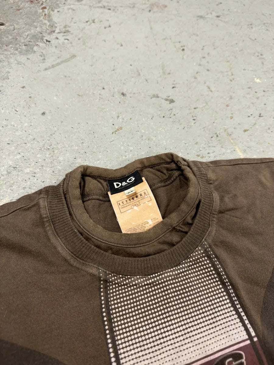 SS2004 Dolce & Gabbana Workout Brown Longsleeves CoeRhnC 6