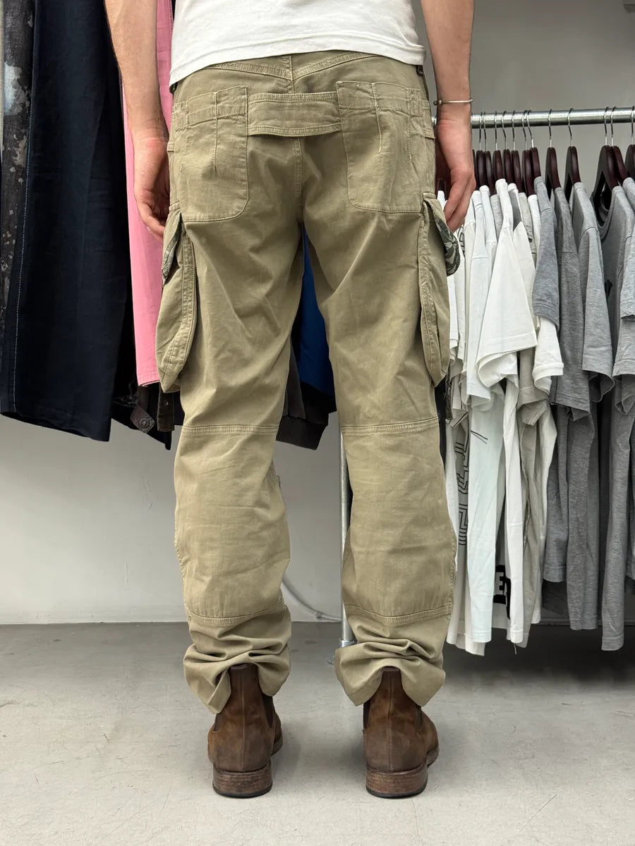 SS2004 Dolce & Gabbana Khaki Cargo Utility Pants JDABWgw 3