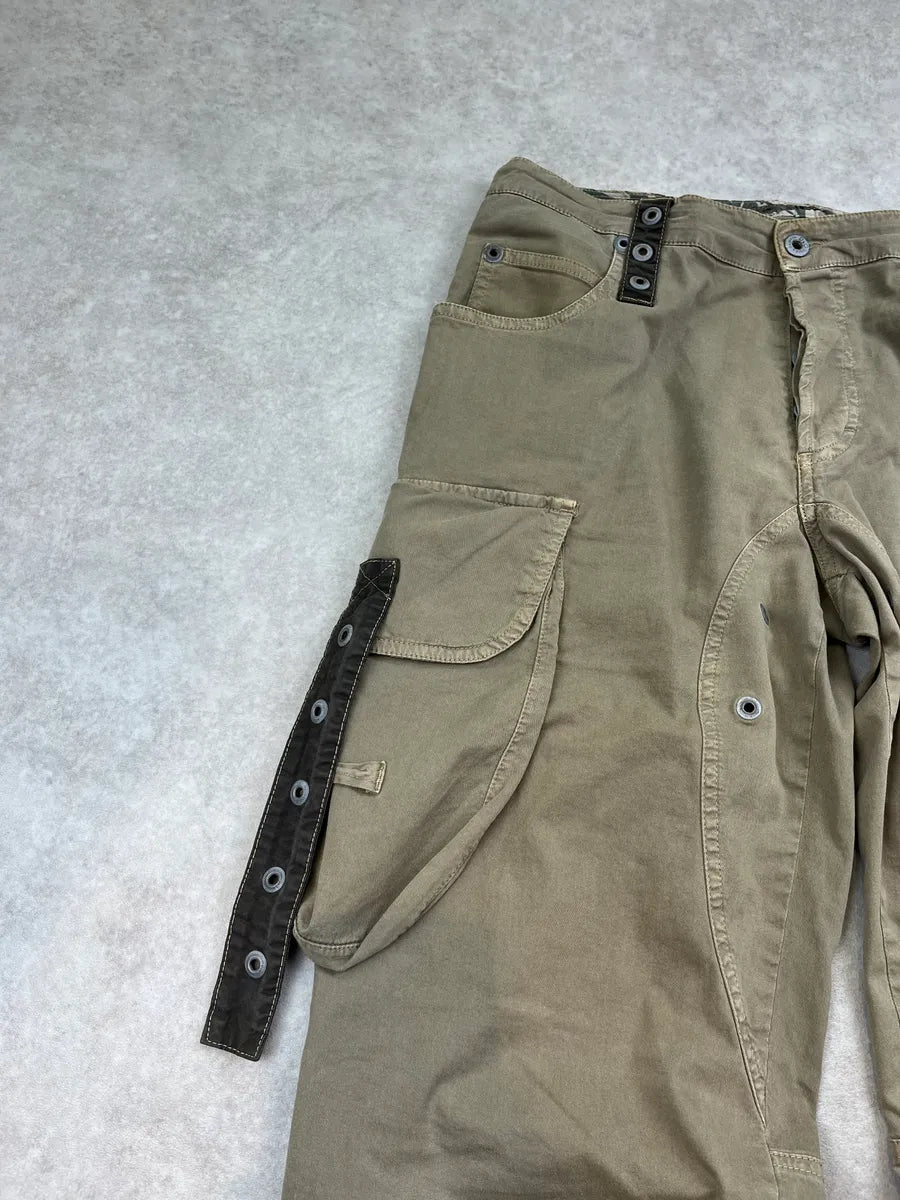 SS2004 Dolce & Gabbana Khaki Cargo Utility Pants JDABWgw 7