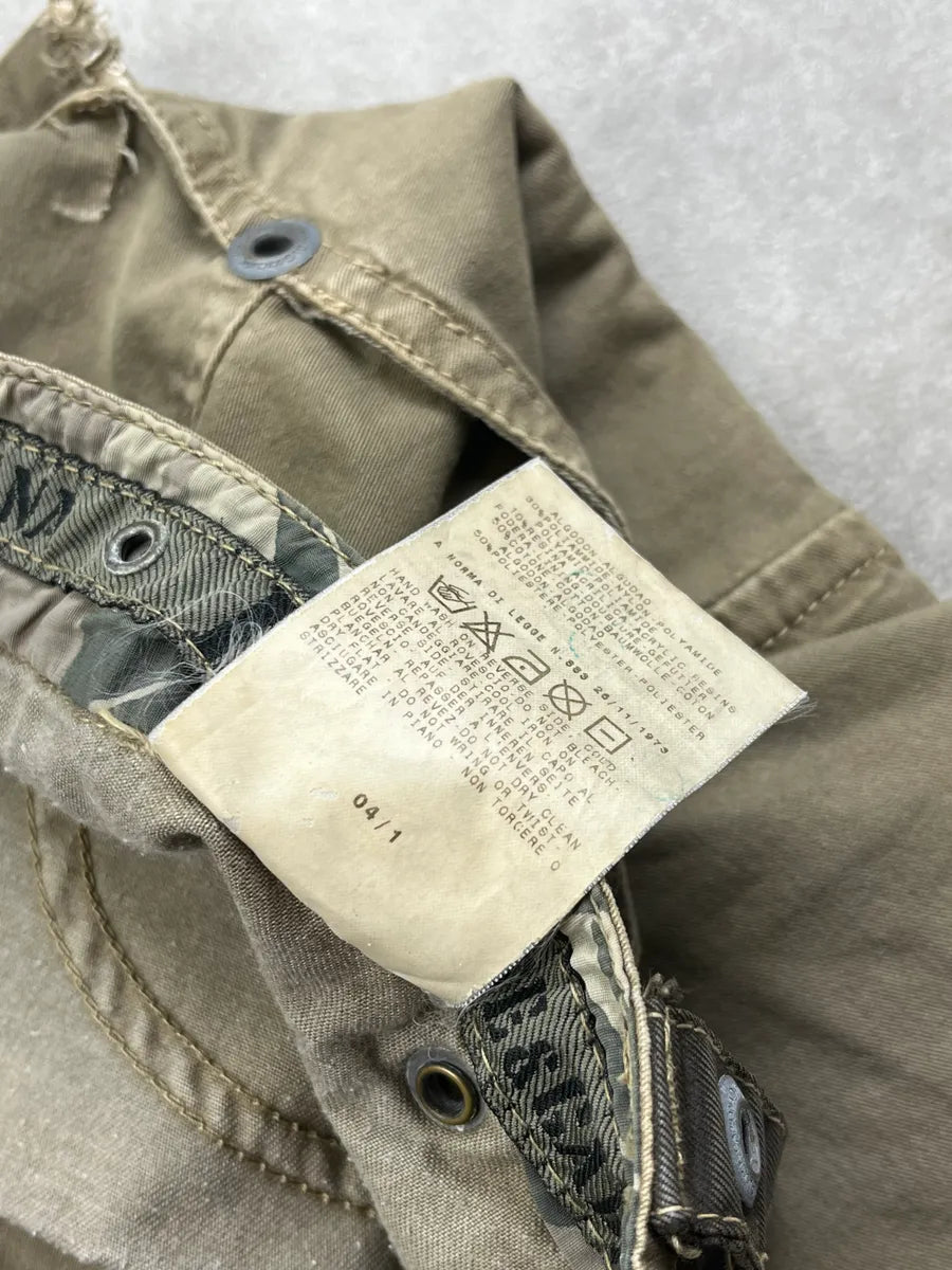 SS2004 Dolce & Gabbana Khaki Cargo Utility Pants JDABWgw 9