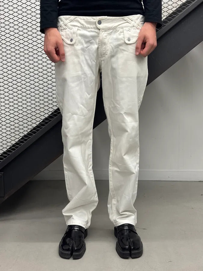 SS2004 Dolce Gabbana White Cozy Pants  lBUZEwI 1