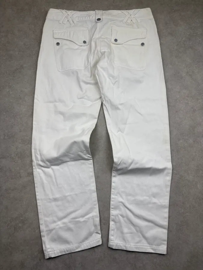 SS2004 Dolce Gabbana White Cozy Pants  lBUZEwI 5