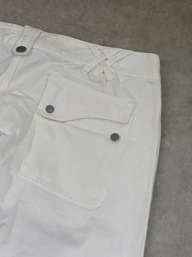 SS2004 Dolce Gabbana White Cozy Pants  lBUZEwI 7